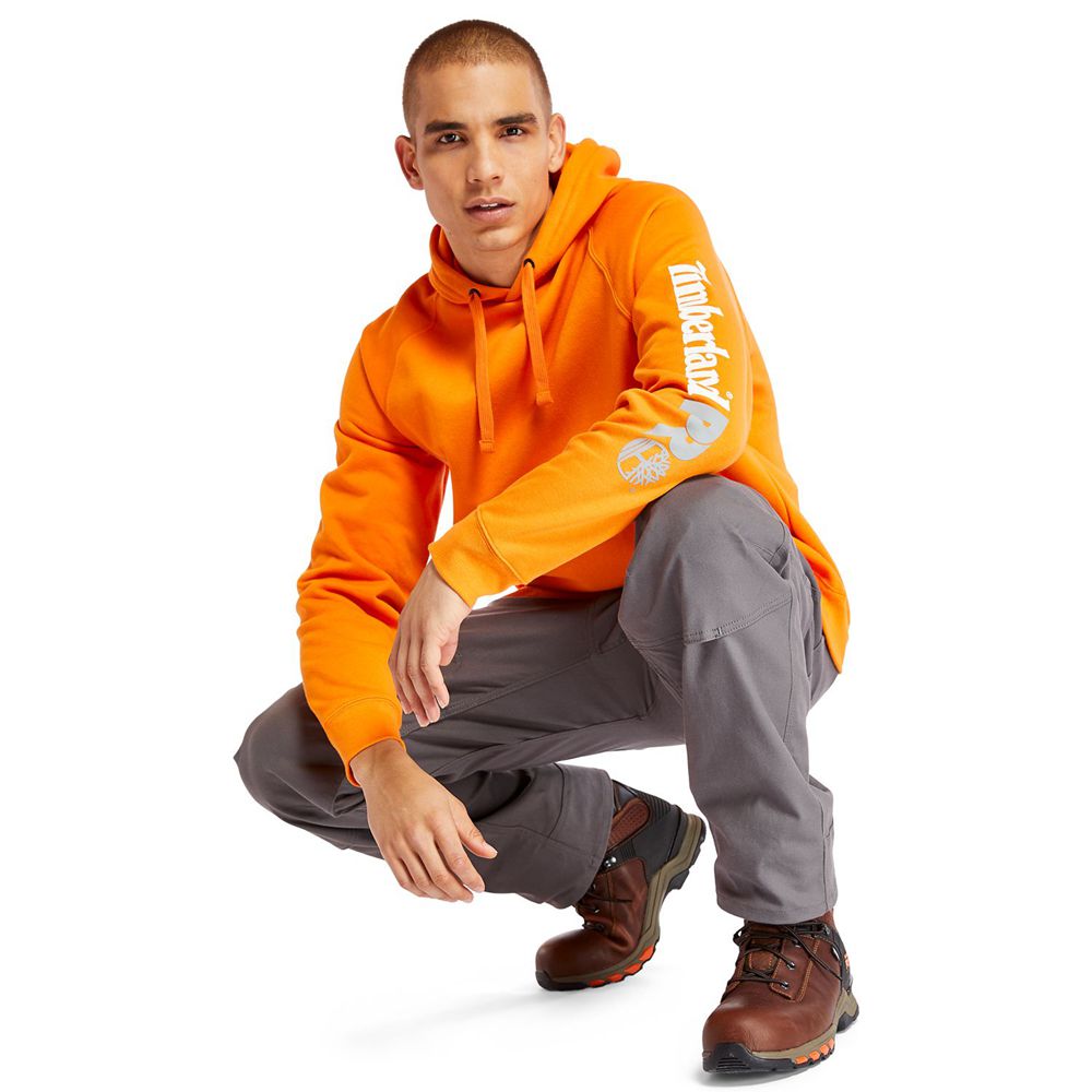 Hanorac Timberland Barbati Portocalii - Pro® Hood Honcho Sport Hoodie - Romania - MBHGSL094